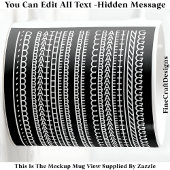 I’d Rather Be Crafting Hidden Message 087W Quote コーヒーマグカップ