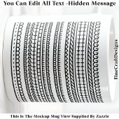 I’d Rather Be Knitting Hidden Message 089B Novelty コーヒーマグカップ
