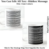 I’d Rather Be Knitting Hidden Message 089W Novelty コーヒーマグカップ
