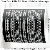 I’d Rather Be Painting Hidden Message 088W Novelty コーヒーマグカップ