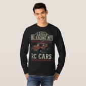 I d rather be racing my RC Cars Tシャツ (正面フル)