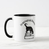 I’d Rather Be Reading / Writing – Cat Mug マグカップ (左)