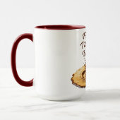 “I’d rather fall in chocolate” Humorous mug マグカップ (左)