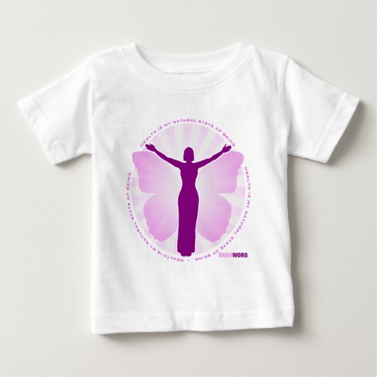 <i>Daily Word® ()「癒し」Tシャツ ベビーTシャツ (正面)