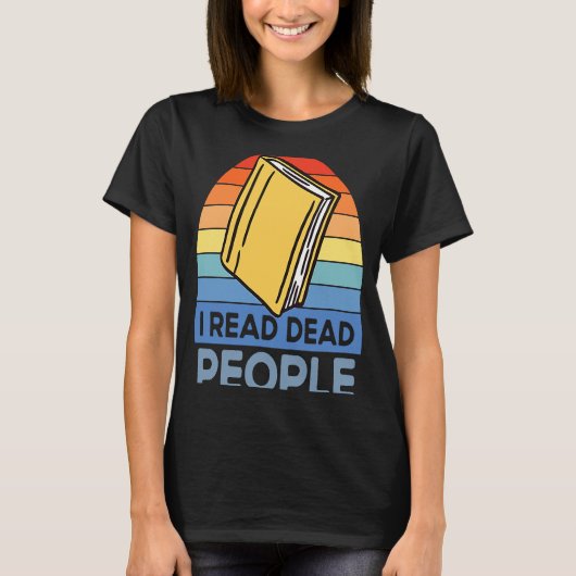 I Dead 読 People Bookおたく読 Tシャツ (正面)
