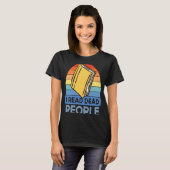 I Dead 読 People Bookおたく読 Tシャツ (正面フル)