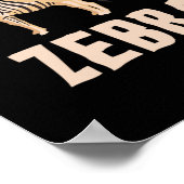 I Defragged My Zebra ポスター (角)