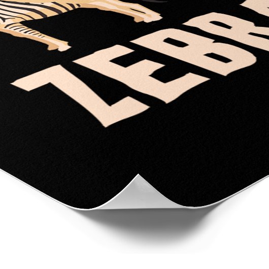 I Defragged My Zebra ポスター (角)