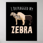 I Defragged My Zebra ポスター (正面)