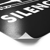 I Destroy Silence – トロンボーン奏者 フォトプリント (角)