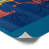 I Destroy Silence Drums Youth Funny Drumming Quote ポスター (角)