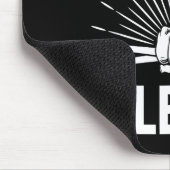 I Destroy Silence Funny Drummer And Drum Player Qu マウスパッド (コーナー)