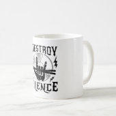 I Destroy Silence Music Coffee Mug コーヒーマグカップ (正面右)