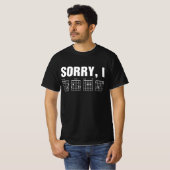I DGAF隠しメッセージギタおもしろいーコード Tシャツ (正面フル)