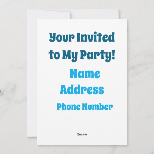 I Did it!, Graduate 2026 招待状 (裏面)