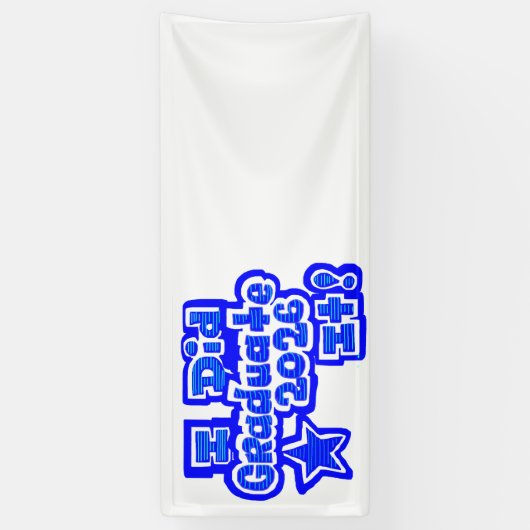I Did it/Graduate 2026 Banner 横断幕 (縦)