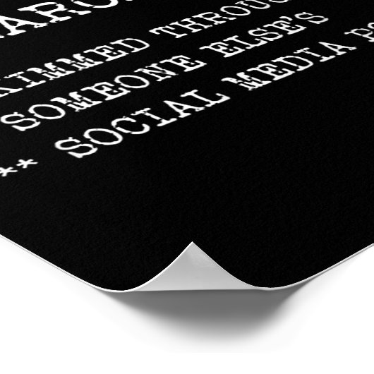 I Did My Own Research. Funny Sarcastic Meme Humor, ポスター (角)