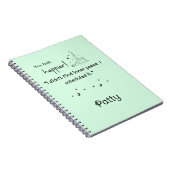 I didn’t find inner peace Spiral Photo Notebook ノートブック (右側)