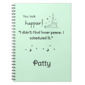 I didn’t find inner peace Spiral Photo Notebook ノートブック (正面)