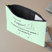 I didn't find inner peace. I scheduled it." アクセサリーポーチ