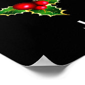 I Didn't Make The Rules Funny Christmas Mistletoe  ポスター (角)