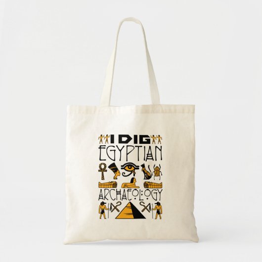 I Dig Egyptian Archaeology Ancient Egypt Lover トートバッグ (正面)