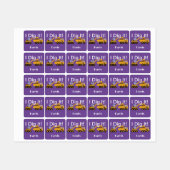 I Dig Itデザイン – 小型角衣類用ラベル(0.7) ラベル (シート)