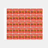 I Dig Itデザイン – 小型角衣類用ラベル(0.7) ラベル (シート)