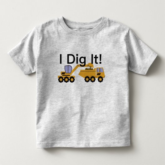 I Dig It Design - 幼児用ファインジェージTシャツ トドラーTシャツ (正面)