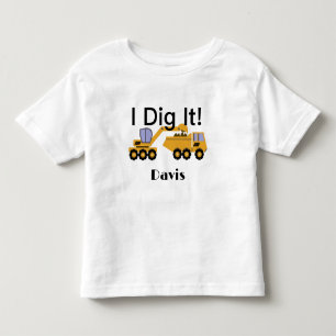 I Dig It Design - 幼児用ファインジェージTシャツ トドラーTシャツ