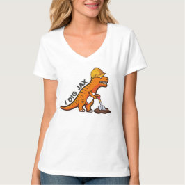 I Dig Jax V Neck Shirt Tシャツ