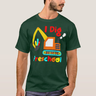 I Dig Preschool Dump Truck Back To School Shirt Fo Tシャツ
