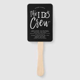 I Doクルー |ウェディングパーティーとプログラムブラック ハンドファン