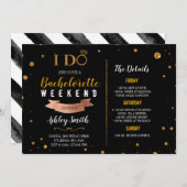 I DOテーマバチェロレッテの日程 招待状 (正面/裏面)