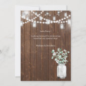 I DO婚約エレガントユーカリBBQ 招待状 (裏面)