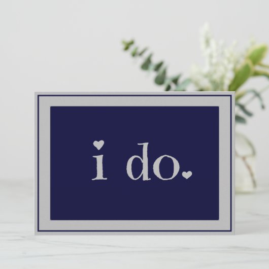 i do - カスタム(i do) 招待状 (スタンド正面)