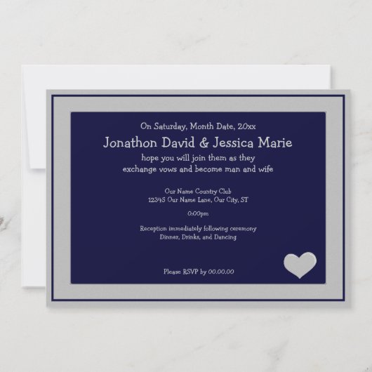 i do - カスタム(i do) 招待状 (裏面)