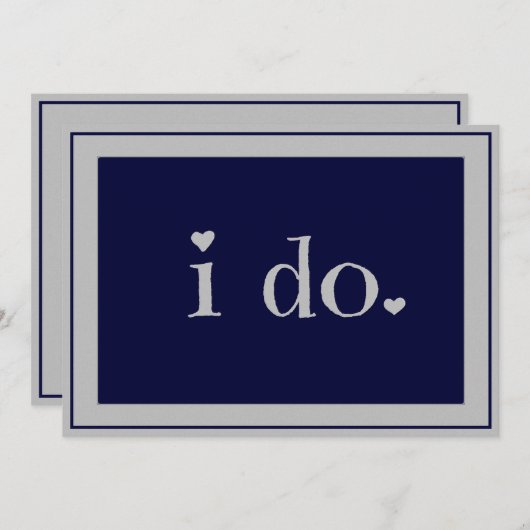 i do - カスタム(i do) 招待状 (正面/裏面)