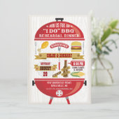"I DO" リハーサルディナーBBQ招待状 I 招待状 (スタンド正面)
