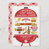 「I DO」リハーサルディナーBBQ招待状I 招待状 (正面/裏面)