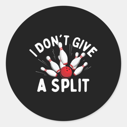 I Do 与え A Split -ボウリングをする人、 クリケットの投手ボーリング ラウンドシール (正面)