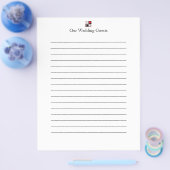 I Do 結婚 Guest Book Pages チラシ (シングル)