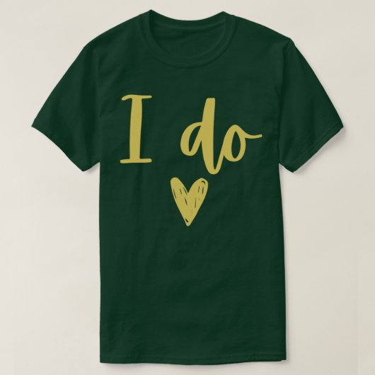 I Do 花嫁 友達 女子会 団体 お祝い 2 Tシャツ (デザイン正面)