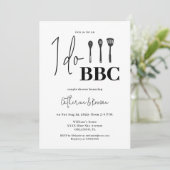 I do Barbecue Couple Shower 招待状 (スタンド正面)