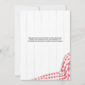 I Do BBQウェディングシャワー招待状 招待状 (裏面)