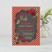 I Do BBQカップル婚約BBQパーティー 招待状 (スタンド正面)