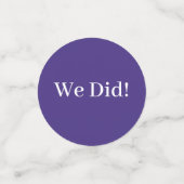 I Do BBQギンガムウェディングシャワー紙吹雪 コンフェッティ (スモール正面)