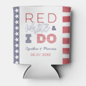 I Do BBQバックヤードカジュアルウェディングシャワー 缶クーラー (正面)