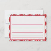 I Do BBQパーティーアクティビ空白のティ、回答、アドレス ノートカード (裏面)