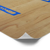 I DO BBQフローラウッドモノグラム婚約 ポスター (角)